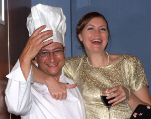 This is a picture from a hosted murder mystery